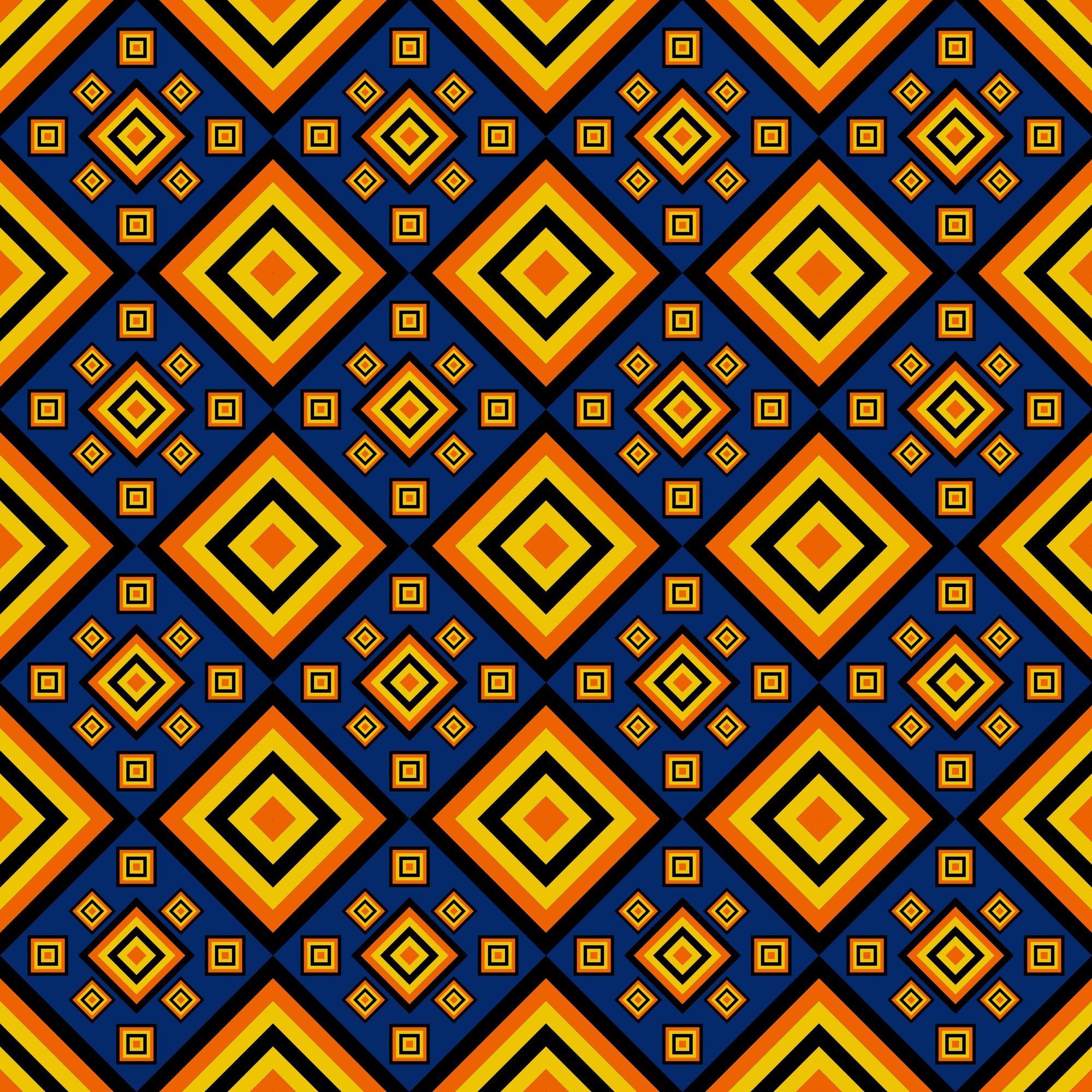 Seamless Geometric Ethnic Pattern