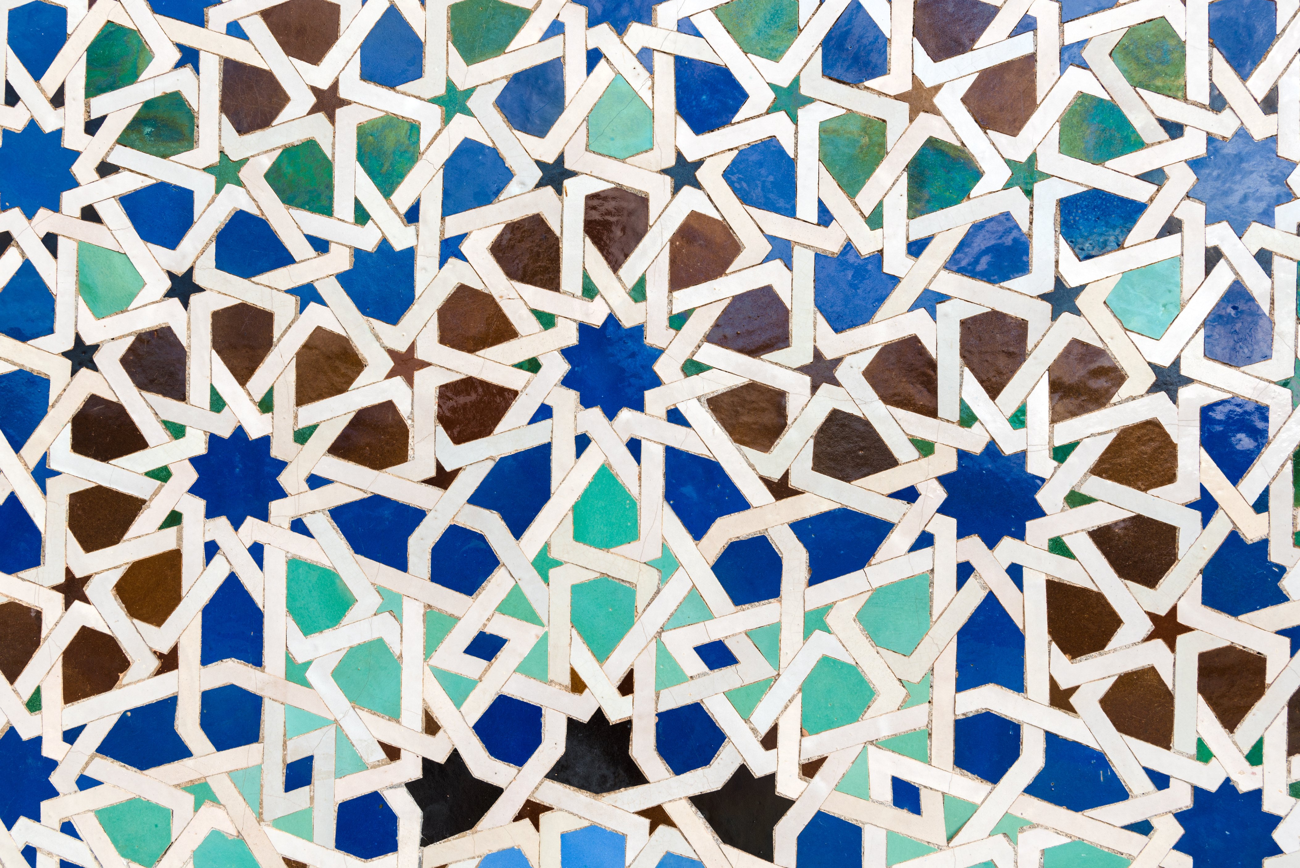 Islamic tiled geometric pattern